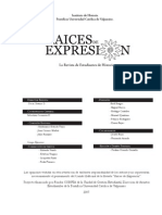 Revista Raíces de Expresión NºV - 2007 - La Violencia en La Historia de América