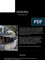 Hubbubba: The Bangalore Quiz