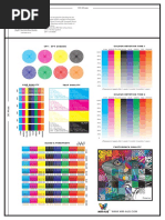 Print Testing Tools: Colour Retetion Time 1 6Pt - 0Pt Change