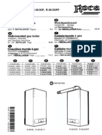 Manual Caldera ROca R 30 30 Instalador