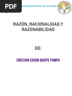 RAZÓN, RACIONALIDAD Y RAZONABILIDAD. 21 Umbrella