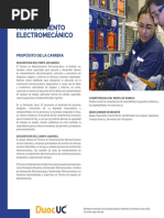 Tecnico en Mantenimiento Electromecanico