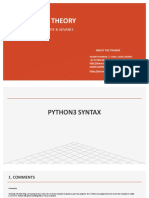 Python3 Theory