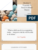 Vygotsky's Socio-Cultural Theory: Prepared by