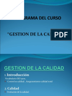 Diapositivas Sobre Gestion de La Calidad