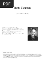 Betty Neuman: Neuman's Systems Model