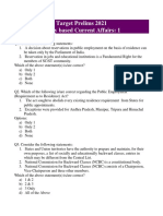 Target Prelims 2021 Polity Based Current Affairs: 1