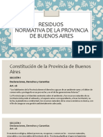 Residuos Normativa Provincial