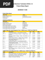 Cat Electronic Technician 2018A v1.0 Product Status Report