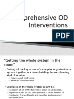 Comprehensive OD Interventions