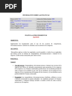 POLITICAS Relativas A Computadores, Telecomunicaciones E Internet