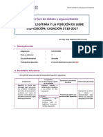 Guía Del Foro de Debate y Argumentación (FD)