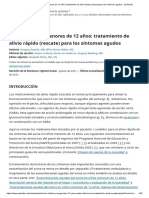 Asma en Niños Menores de 12 Años - Tratamiento de Alivio Rápido (Rescate) para Los Síntomas Agudos - UpToDate