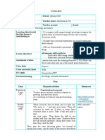 Lesson Plans Grade 1