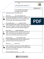 4-Digit Addition Problems Sheet 2: There Are - Cats in The Shelter Now