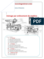 Usinage Par Enlèvement de Matière