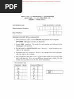 MH1810 2019-2020 Semester 1