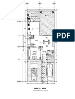 Plano de Casa 2 Pisos 3 Dormitorios CAD Modelo