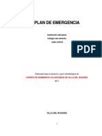 PLAN DE GESTIÓN DEL RIESGO Ejemplo