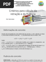 Critérios para Cálculo Da Retração e Da Fluência