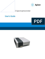 User's Guide: Agilent Cary 60 Spectrophotometer