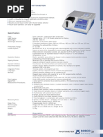 Boeco Clinical Photometer Model PM 51