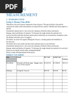 Building Measurement: Section 1: Masonry Take-Off List