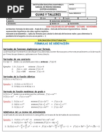 Guía Matemáticas 11mo