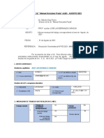 Informe Agosto Bernales