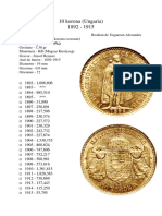 Studiu Pentru Moneda KORONA Ungaria