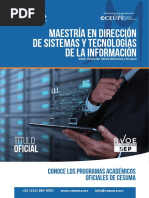 1274 - Maestria en Direccion de Sistemas y Tecnologias de La Informacion FIDE