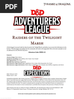 Raiders of The Twiligiht Marsh: Adventure Code: DDEX1-12