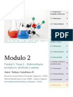 Modulo 2. Hidrocarburos Aromáticos, Alcoholes y Aminas