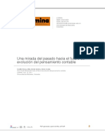 Una Mirada Del Pasadp Hacia El Futuro de Evolución Del Pensamiento Contable