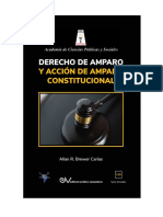 A.R. Brewer Carias. Derecho y Accion de Amparo Constitucional. Con Portada 2 2021