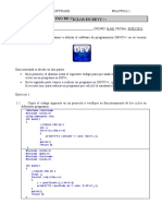 Practica 1. Uso de Ciclos en DevC++