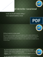 CLASE 8 - Pago Del Derecho Vacacional