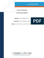 Proyecto Profesional: Licenciatura en Derecho Materia: Clínica de Derecho Civil