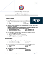 UCP - OBLICON - Obligations Part 1