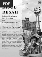 Riset Olahraga Berdasarkan Keresahan - Industri Olahraga, Lex Sportiva, Dan Kesejahteraan Atlet - Sebuah Dilema