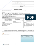 Tle 7 Second Quarter - Module 2 Front Office Services