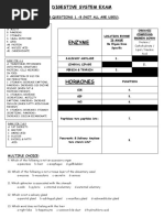 Digestive System Exam