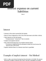 1.2 Interest Expense On Current Liabilities