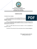 Pops Issue No 001 Certifcation For Reporting Form 2