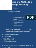 Jack C. Richards Theodore S. Rodgers: Professor Department of English Thiruvalluvar University Vellore