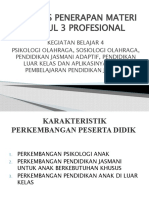 Analisis Penerapan Materi Modul 3 Profesional KB 4