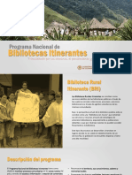 Presentacion Bibliotecas Itinerantes