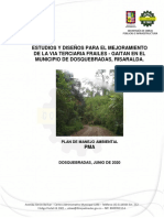 Estudios Y Diseños para El Mejoramiento de La Via Terciaria Frailes - Gaitan en El Municipio de Dosquebradas, Risaralda