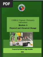 Module 3 Chm02L Physical and Chemical Changes - Revised