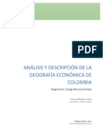 Geografía Economica de Colombia